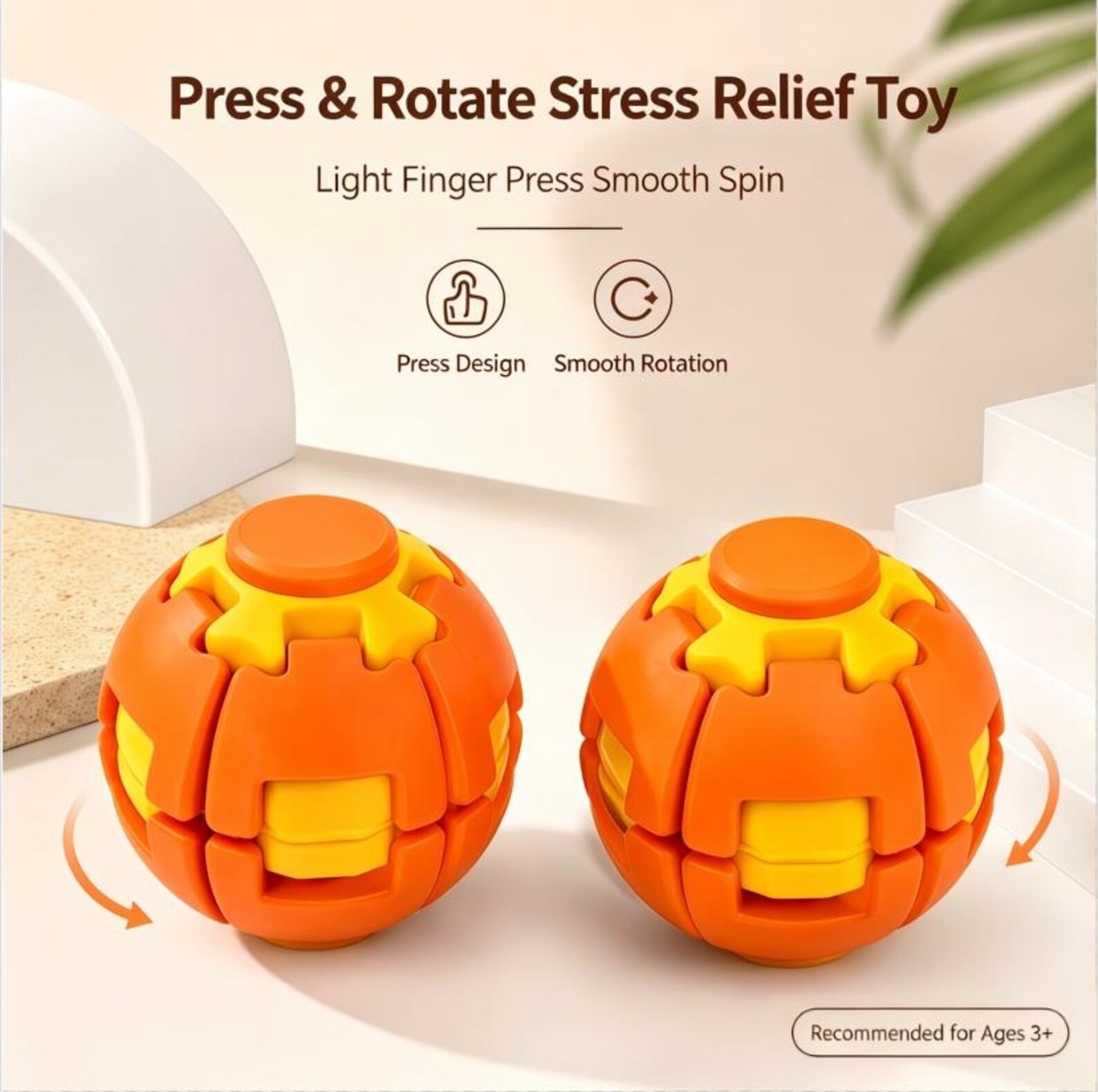 2026 New Stress Relief Ball Original Factory Rress Rotate Ball in Stock