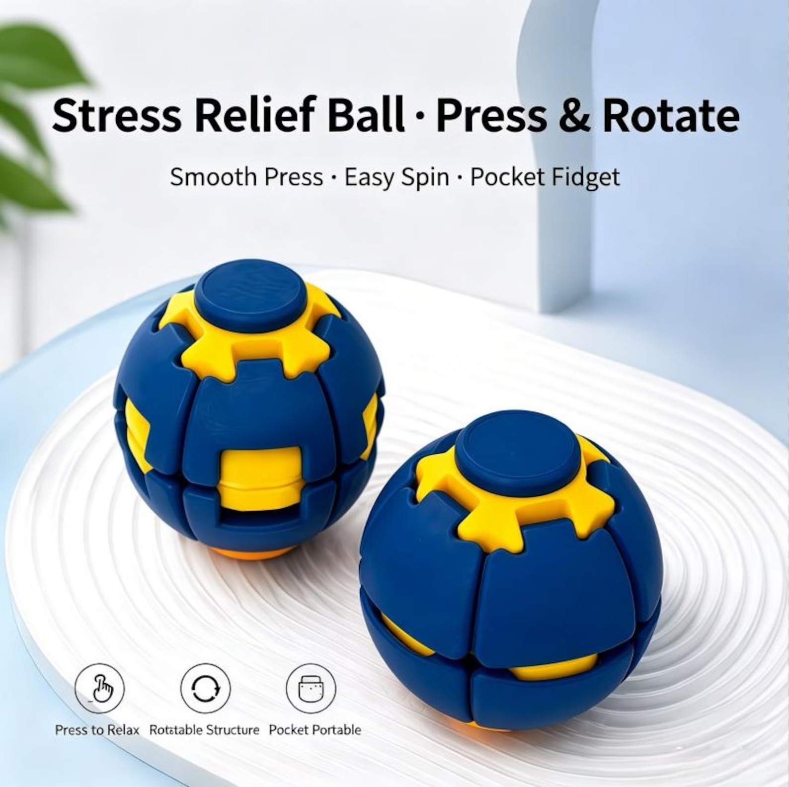 2026 New Stress Relief Ball Original Factory Rress Rotate Ball in Stock