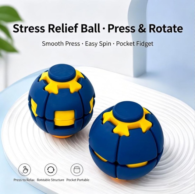 2026 New Stress Relief Ball Original Factory Rress Rotate Ball in Stock