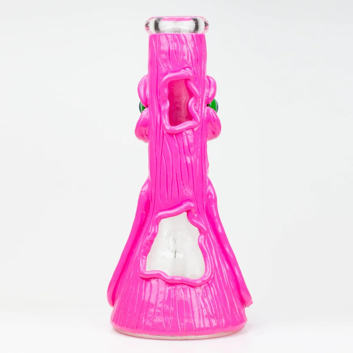 Factory Direct Wholesale 3D Funny Face Glass Pipe with Clear Bowl