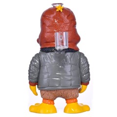 3D Cartoon Duck Figure Glass Water Pipe with Detachable Clear Bowl