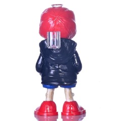 Wholesale Smoke Accessories Streetwear Skeleton Figure Glass Water Pipe with Bowl