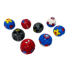 Wholesale New Pattern Printed Good Quality Fidget Spinner Ball with LED Light