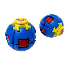 Wholesale New Pattern Printed Good Quality Fidget Spinner Ball with LED Light