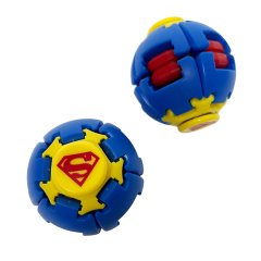 Wholesale New Pattern Printed Good Quality Fidget Spinner Ball with LED Light