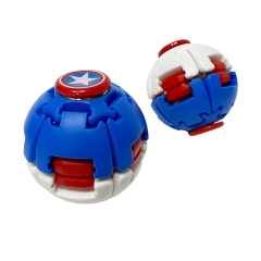 Factory Directly Good Quality Captain America Fidget Spinner Ball with LED Light