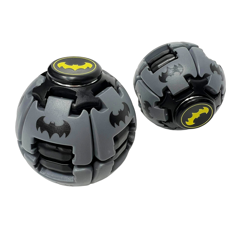 Crazy Hot Selling Factory Directly Batman Design Fidget Spinner Ball with LED Light