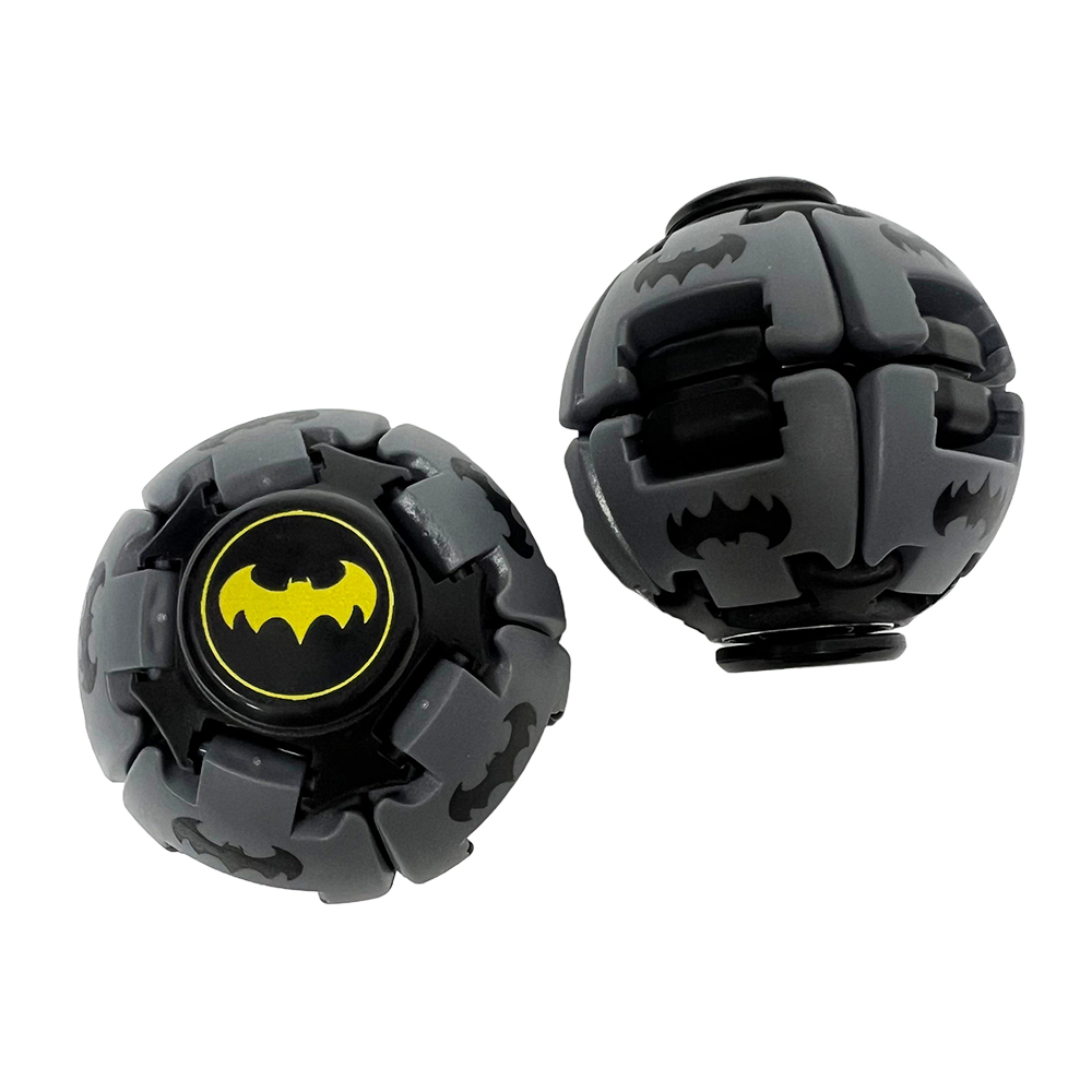 Crazy Hot Selling Factory Directly Batman Design Fidget Spinner Ball with LED Light