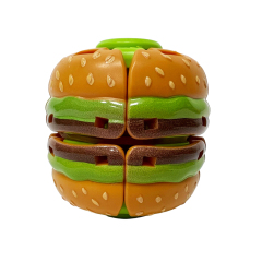 Factory Directly Creative Hamburger Design Stress-Relief Toys Fidget Spinner Ball