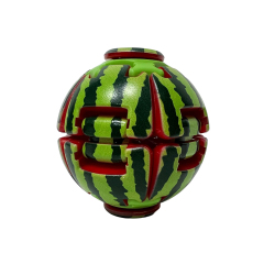 Creative Stress-Relief Toys Fruit Watermelon Printed Fidget Spinner Ball