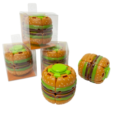 Factory Directly Creative Hamburger Design Stress-Relief Toys Fidget Spinner Ball