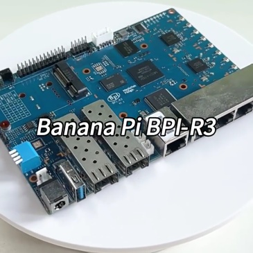 Banana BPI-R3 open-source hardware Mediatek MT7986 Gigabit development board single-board computer