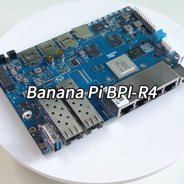 Banana BPI-R4 open-source hardware Mediatek MT7988 Gigabit development board single-board computer