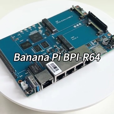 Banana BPI-R64 open-source hardware Mediatek MT7622 Gigabit development board single-board computer