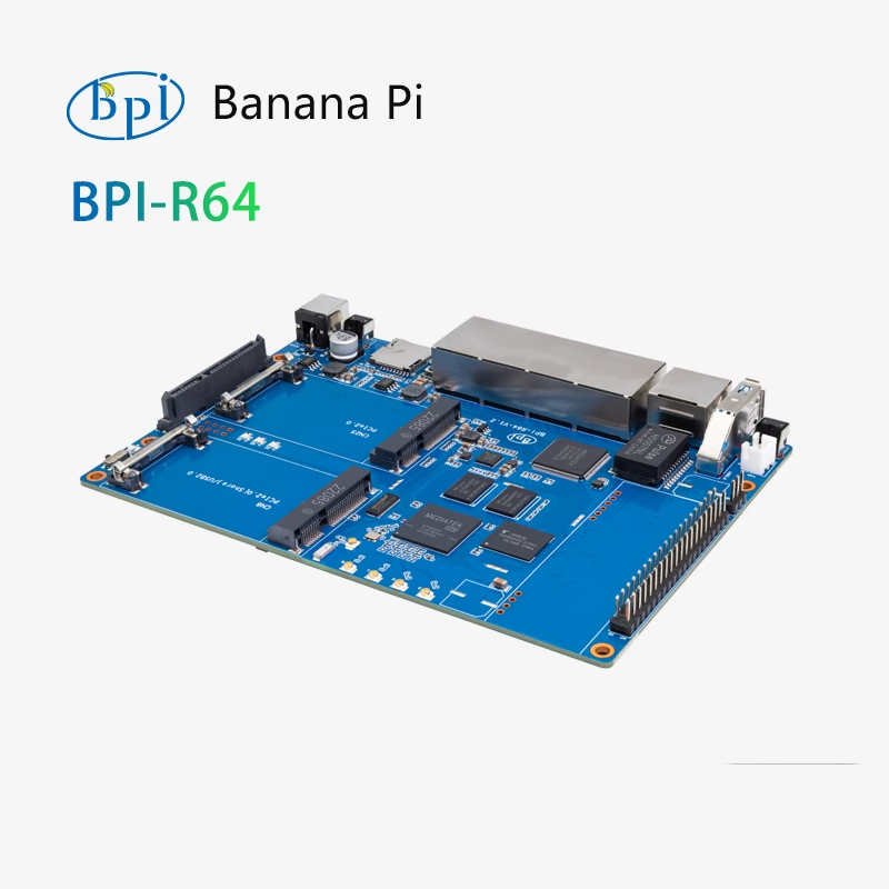 Banana BPI-R64 open-source hardware Mediatek MT7622 Gigabit development board single-board computer