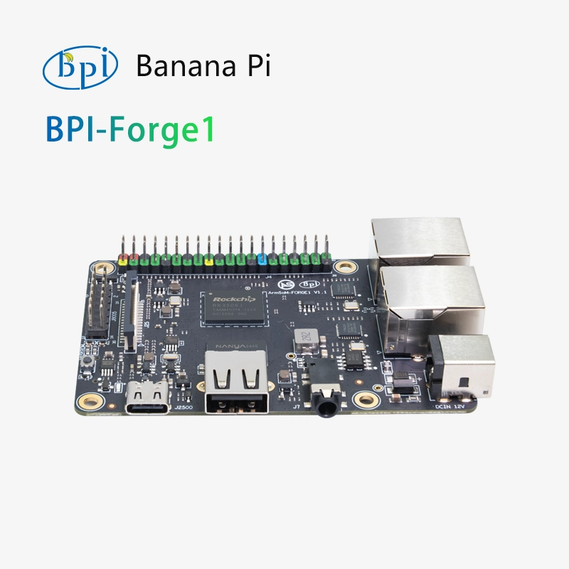 Banana Forge1 open-source hardware Rockchip RK3506 Gigabit development board single-board computer