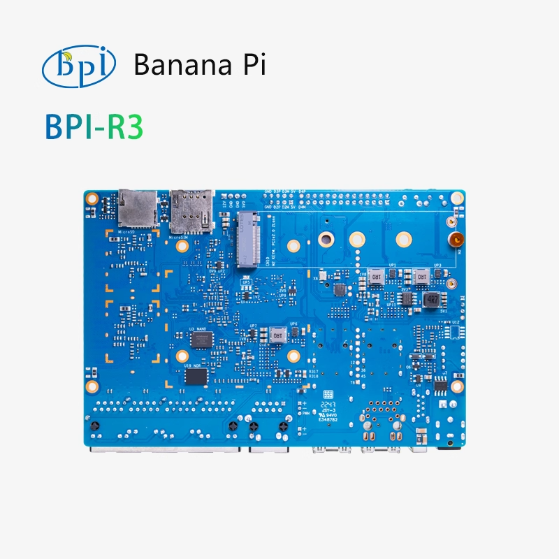 Banana BPI-R3 open-source hardware Mediatek MT7986 Gigabit development board single-board computer
