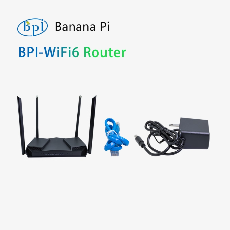 Banana Pi BPI-WIFI 6 Open-source Router Wall-Penetrating King AI Intelligent High-speed Full Gigabit