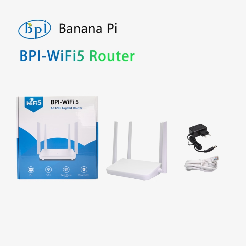 Banana Pi BPI-WIFI 5 open-source Router Wall-Penetrating King AI Intelligent High-speed Full Gigabit