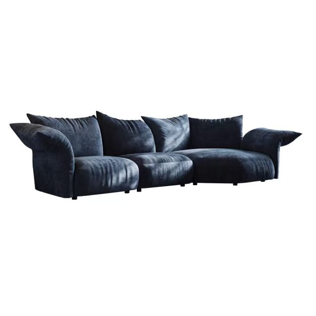 Petal Sofa,Chenille Fabric Petal Shaped Luxury Interior Sofa