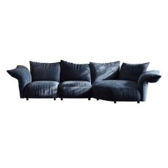 Petal Sofa,Chenille Fabric Petal Shaped Luxury Interior Sofa