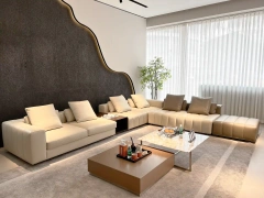 Piano key L-shaped sofa,Piano key L-shaped sofa