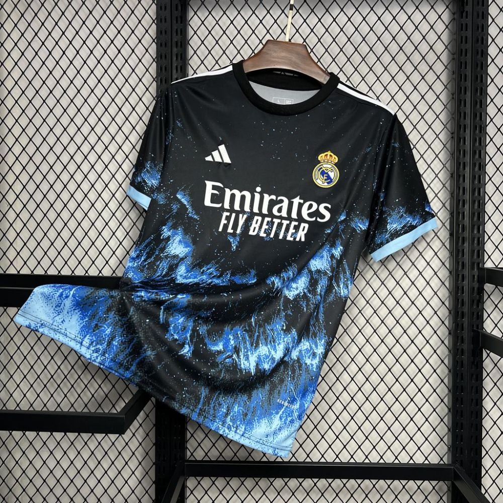 24/25 Real Madrid Ocean Blue Jersey Fan Version