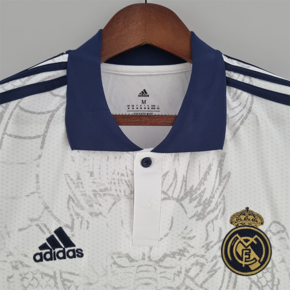 2022/23 Real Madrid Chinese Dragon White Special Edition jersey Fan version