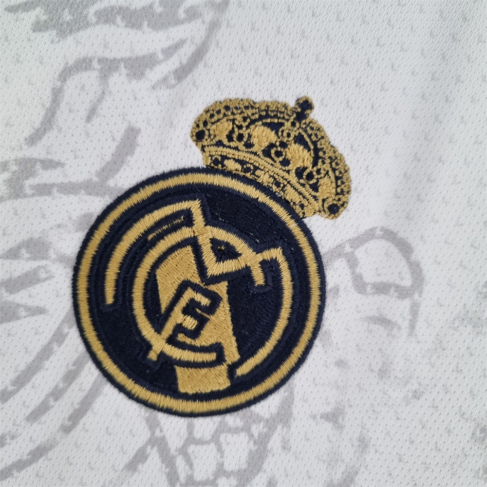 2022/23 Real Madrid Chinese Dragon White Special Edition jersey Fan version