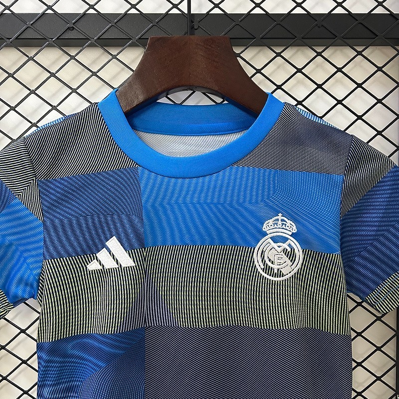 25/26 kids Real Madrid training uniform jersey Kid Kits Size 16-28