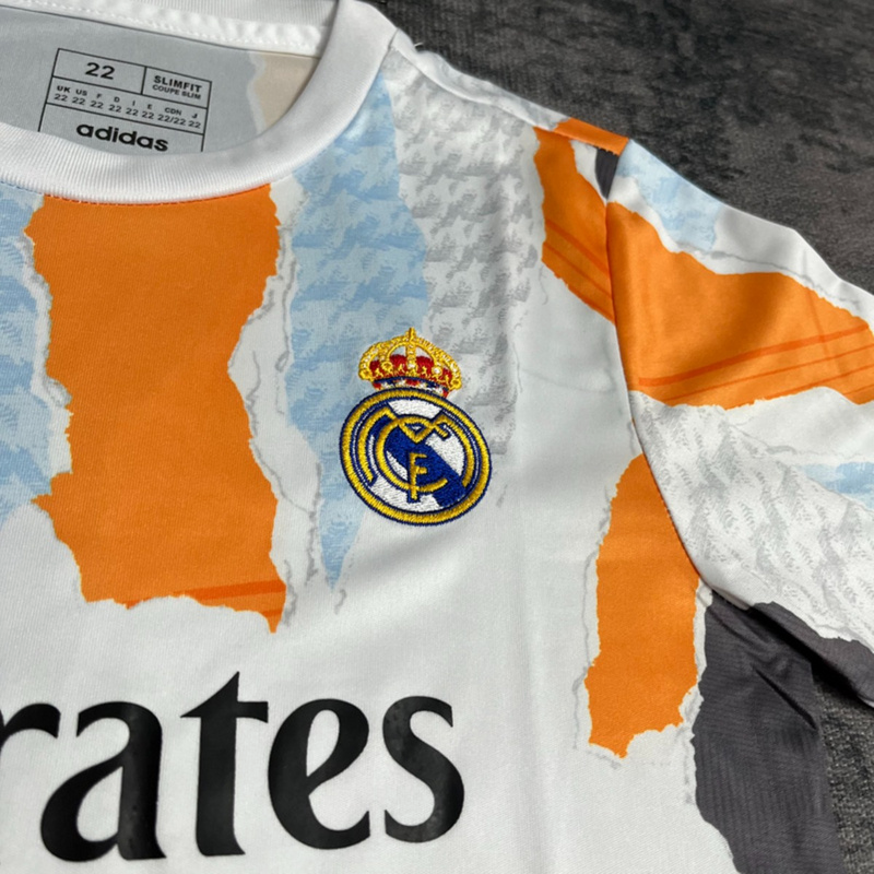 2025/26 Real Madrid training jersey kids Kits size: 16-28