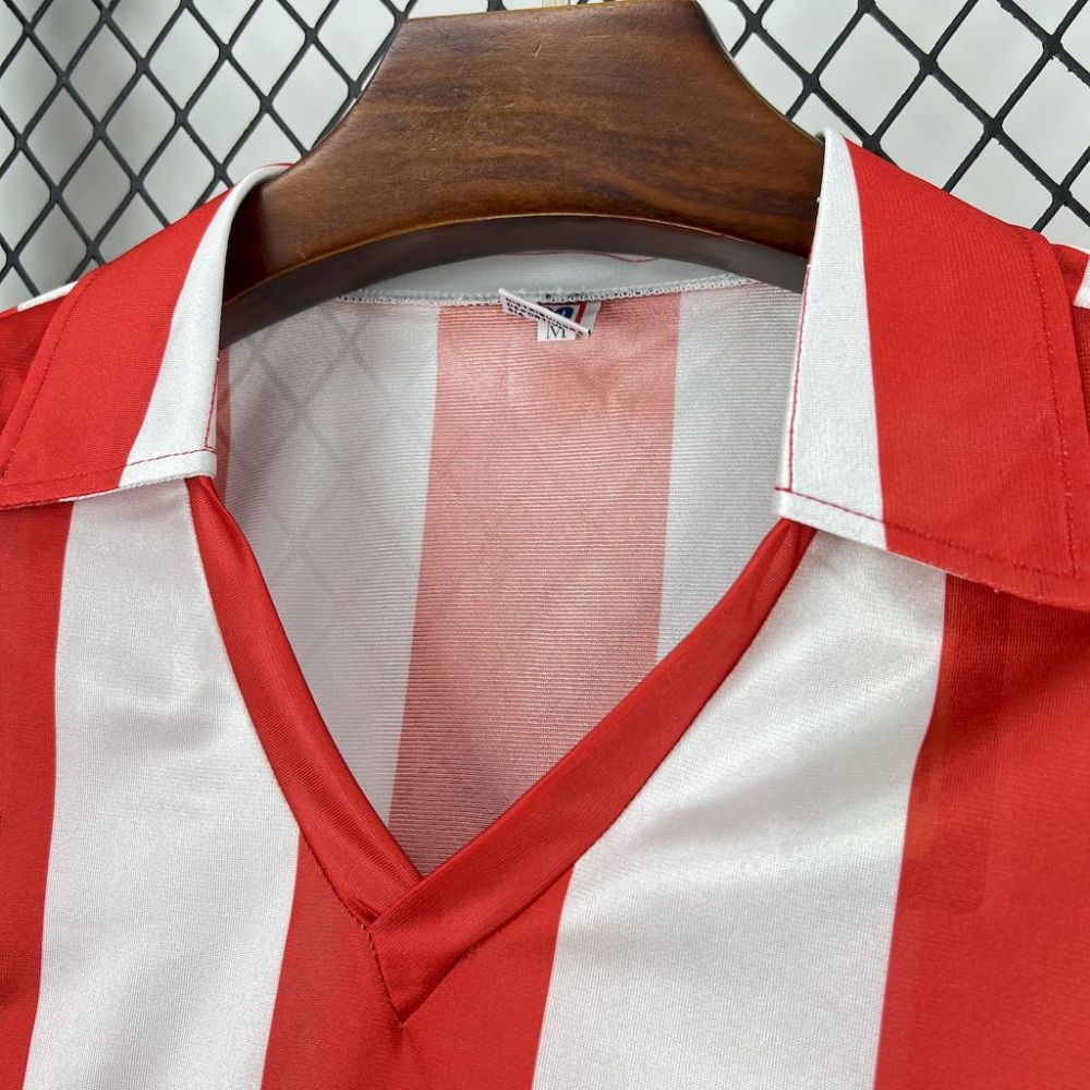 Atletico Madrid Retro Soccer Jersey Home Shirt 1982-83