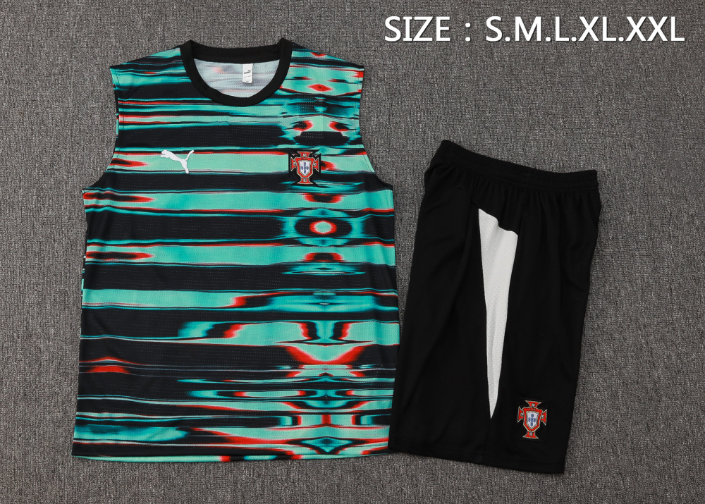 Portugal Sleeveless Training Kit Green 2025