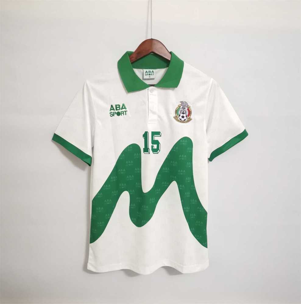 Mexico Retro Soccer Jersey Away Custom Shirt 1995