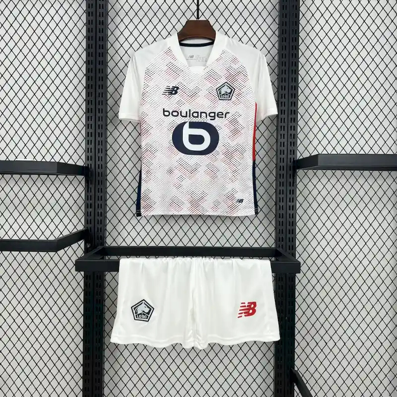 Lille OSC Soccer Jersey Away Kids Kit Jersey+Shorts 2024/25