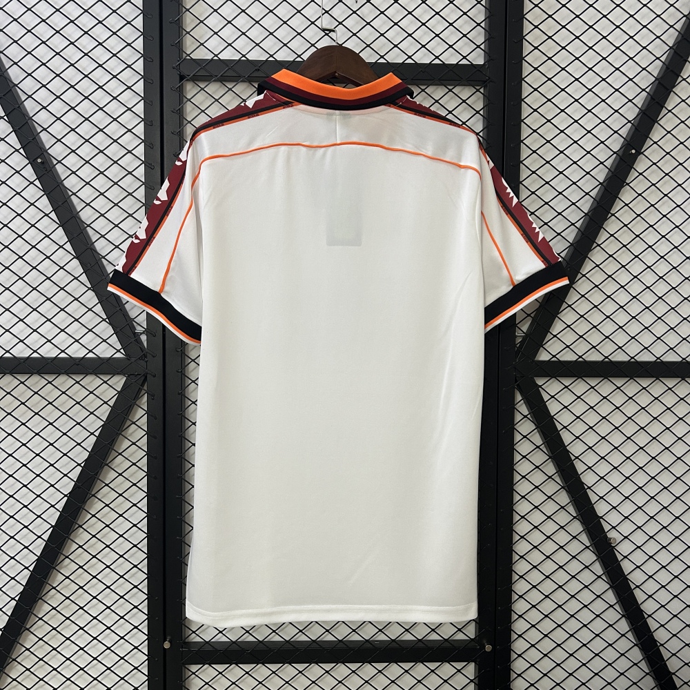 Roma Retro Soccer Jersey Away Custom Shirt 1998/99