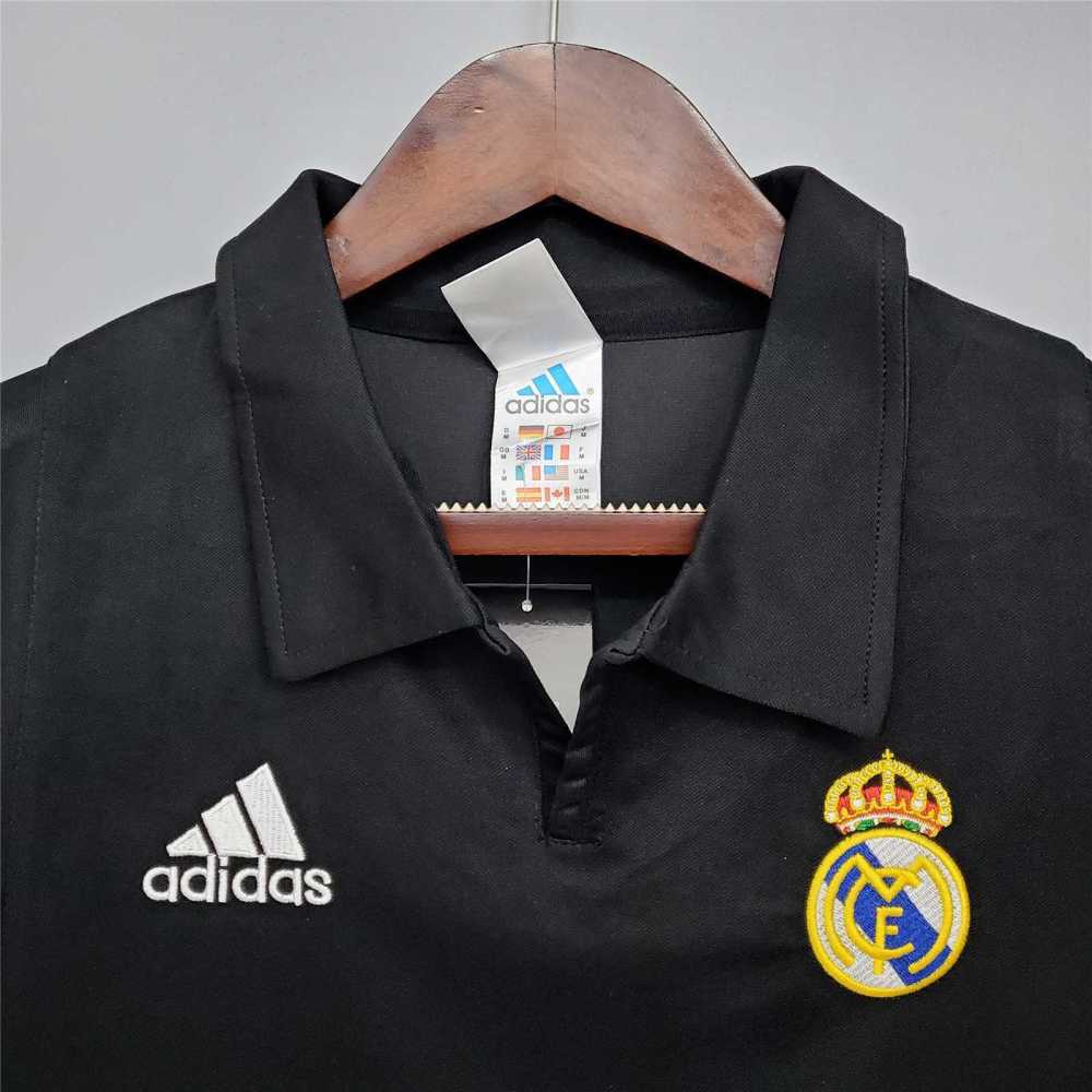 Real Madrid Retro Jersey Away Champions League Custom Soccer Shirt 2002-03