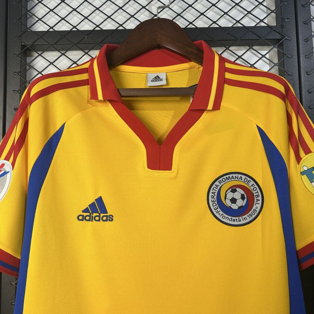 Romania Soccer Jersey Home Retro Jersey 2000