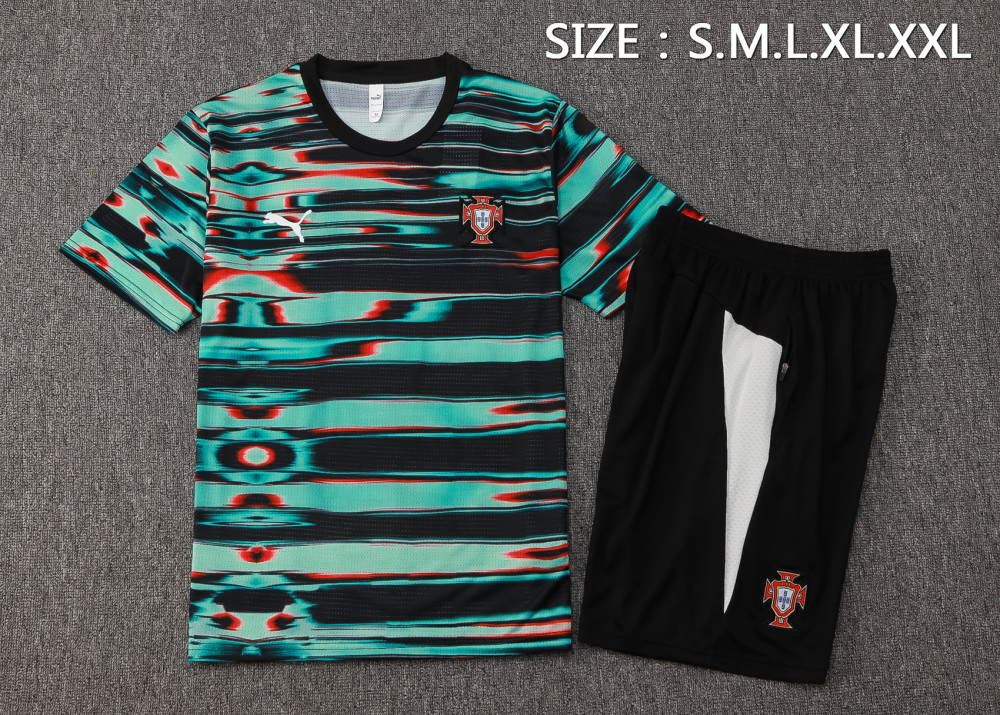 Portugal Training Jersey Kit Green 2025