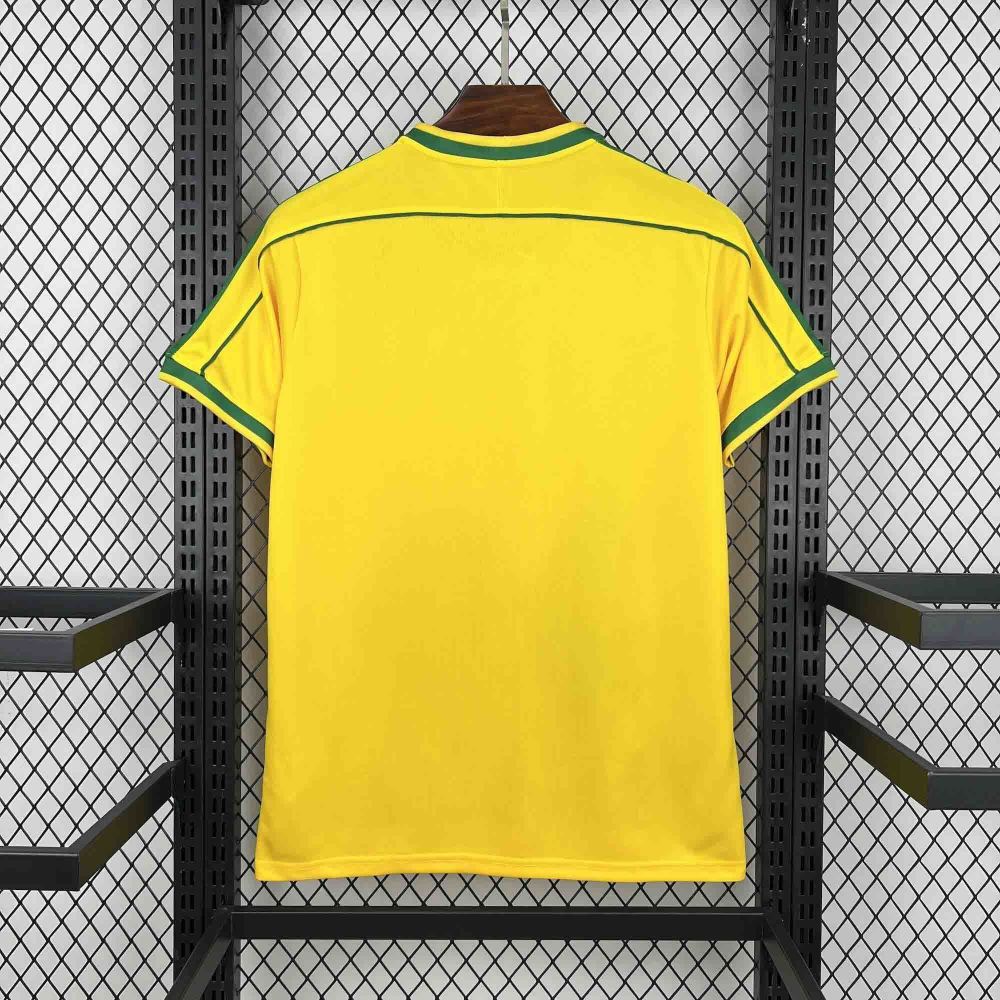 Brazil Retro Soccer Jersey Home Special Custom Shirt 1998