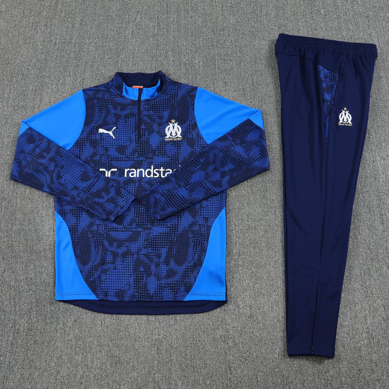 Marseille Training Kit (Sweatshirt+Pants) Blue 2025/26
