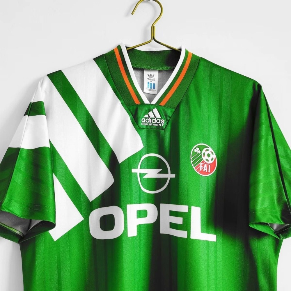 Ireland Retro Soccer Jersey Home Custom Shirt 1992-94
