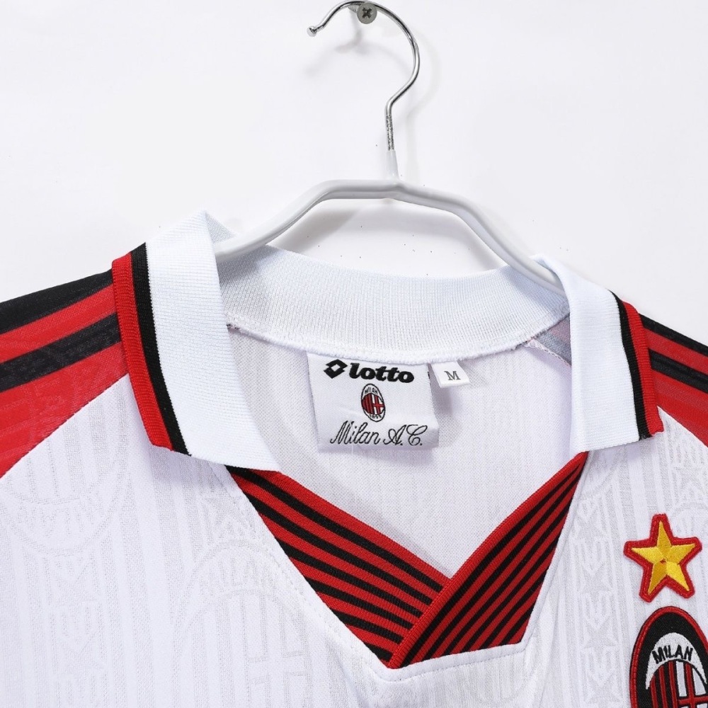 AC Milan Retro Soccer Jersey Away Custom Shirt 1997/98