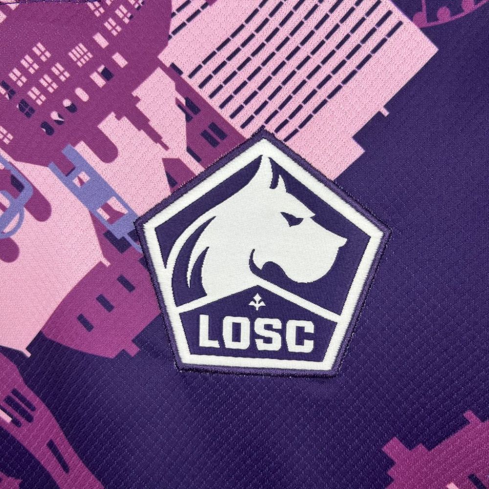 Lille OSC Soccer Jersey Fourth Away Custom Shirt 2025-26
