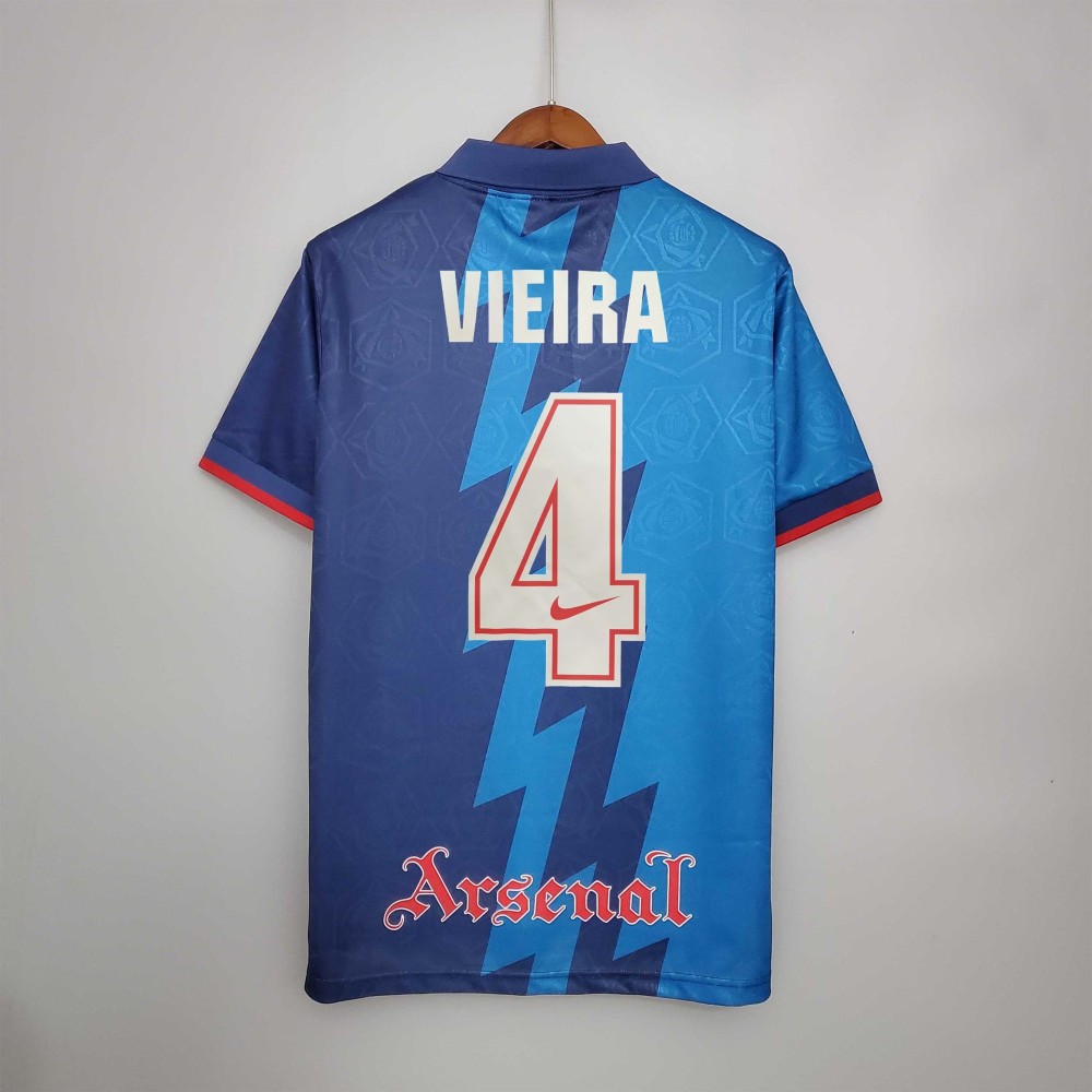 Arsenal Soccer Retro Jersey Away Custom Shirt 1995-96