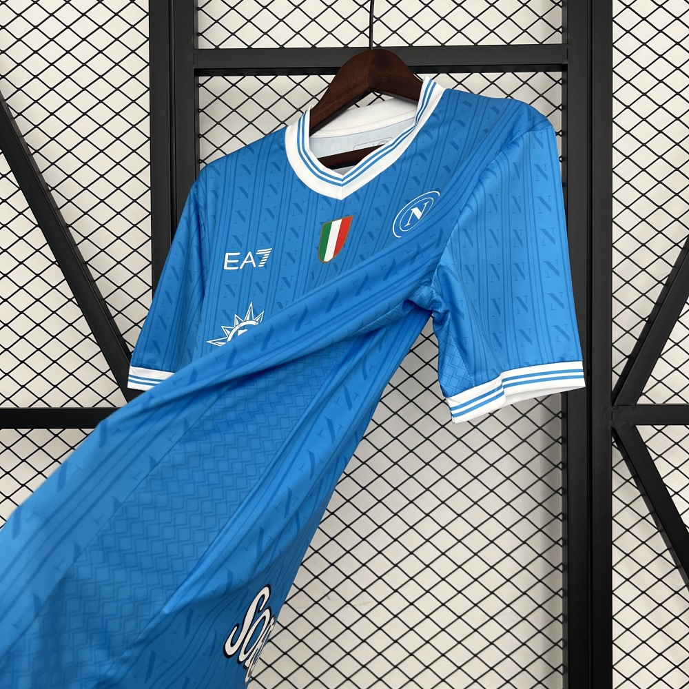 Napoli Soccer Jersey Home Custom Shirt 2025-26