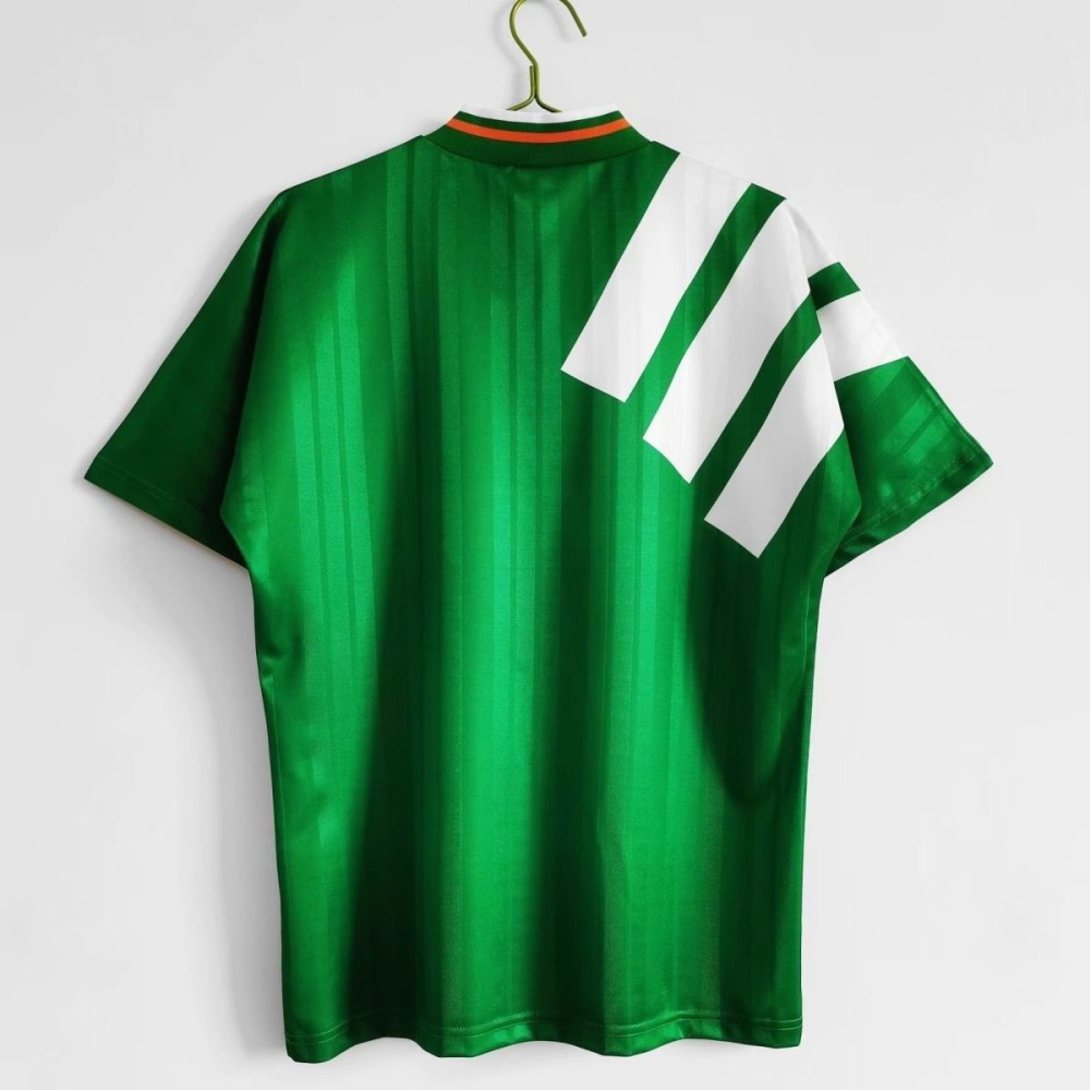 Ireland Retro Soccer Jersey Home Custom Shirt 1992-94