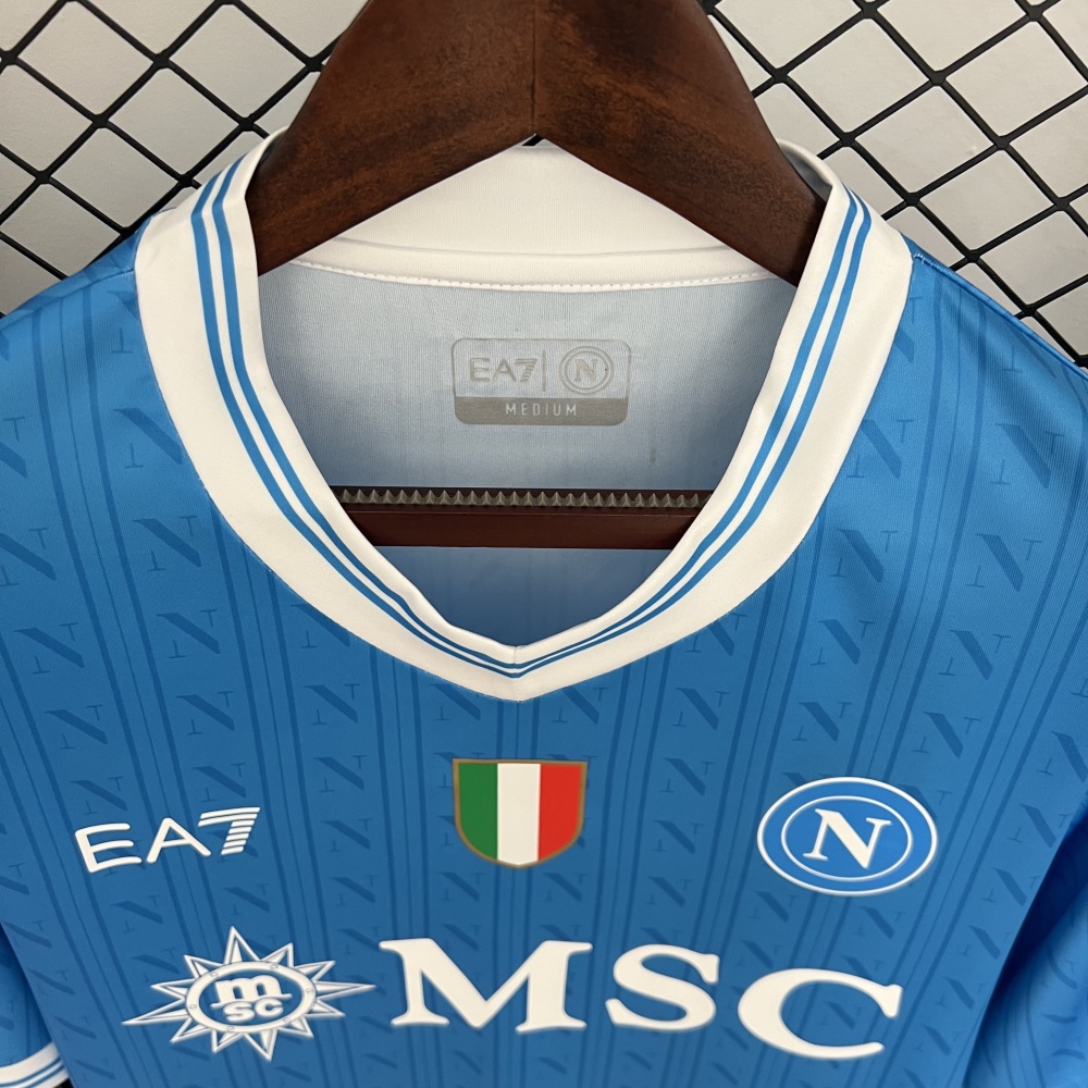 Napoli Soccer Jersey Home Custom Shirt 2025-26