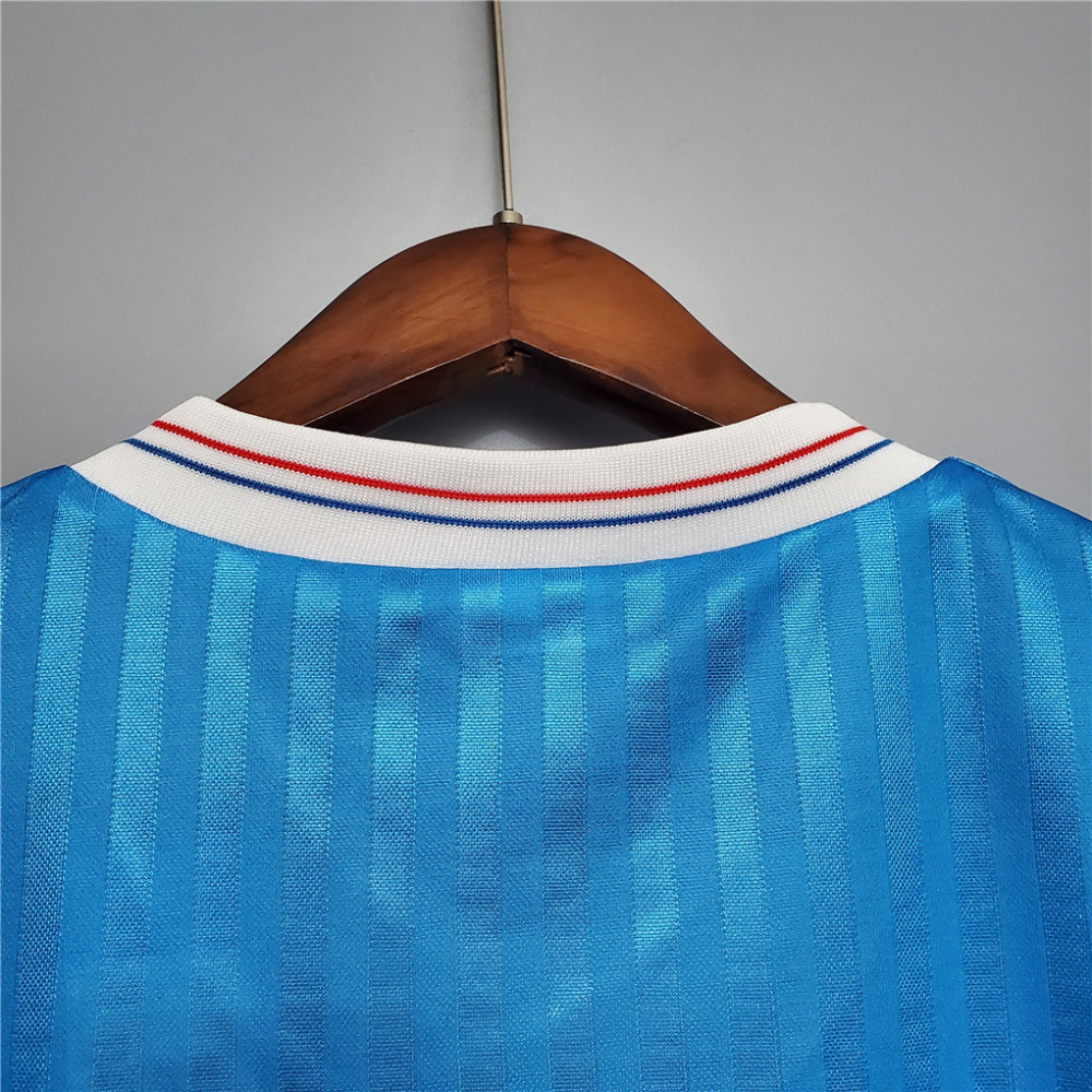 Marseille Retro Soccer Jersey Away Custom Shirt 1989-91