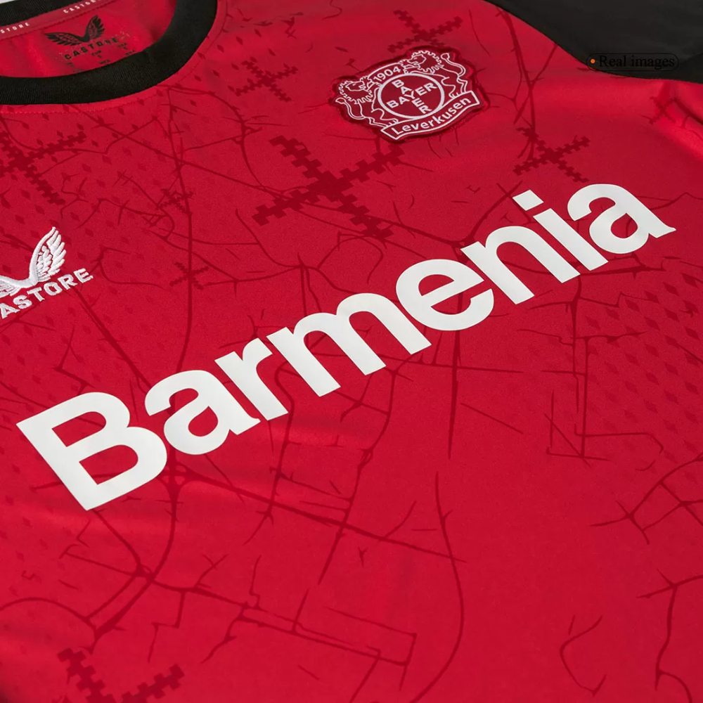 Bayer 04 Leverkusen Soccer Jersey Home Custom Shirt 2024/25